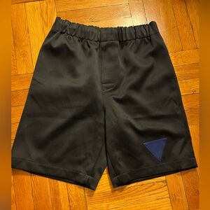 Alexander Wang Black Satin Shorts